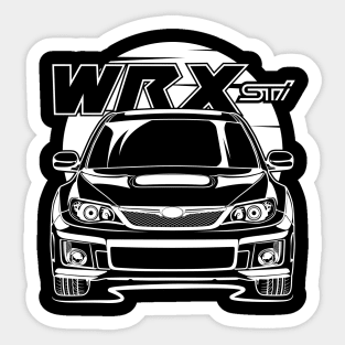 Subie WRX (White Print) Sticker